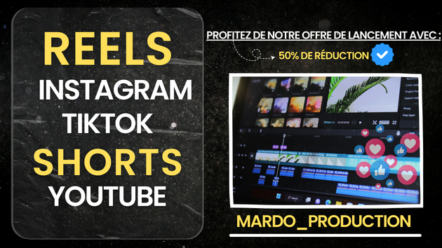 Je vais faire un montage vidéo professionnel pour vos Réels Instagram ...