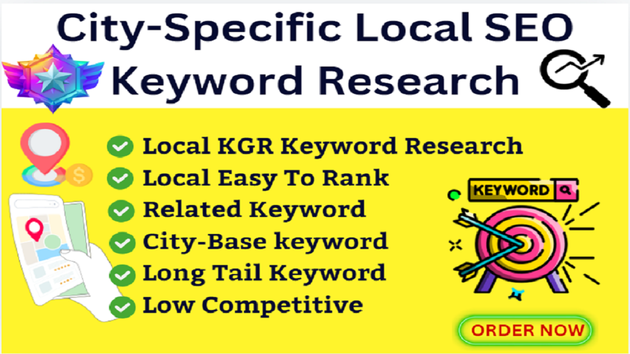 I will city specific local seo keyword research for dominating your market by SEO 360