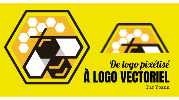 Je vais convertir votre logo pixélisé en un fichier vectoriel propre et ...