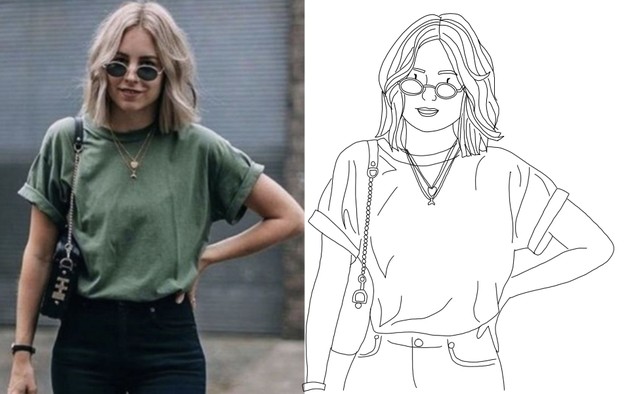 Je vais transformer votre photo en coloriage par MelineStark