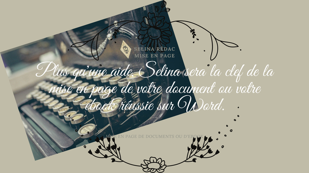 Je vais mettre en page votre manuscrit par SelinaRedac