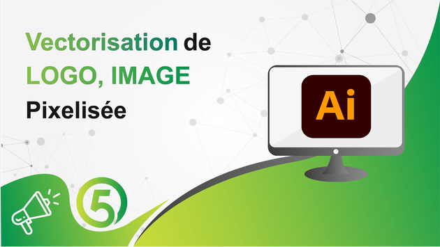 Je vais convertir en Vectoriel votre Logo Pixelisé par kew15na