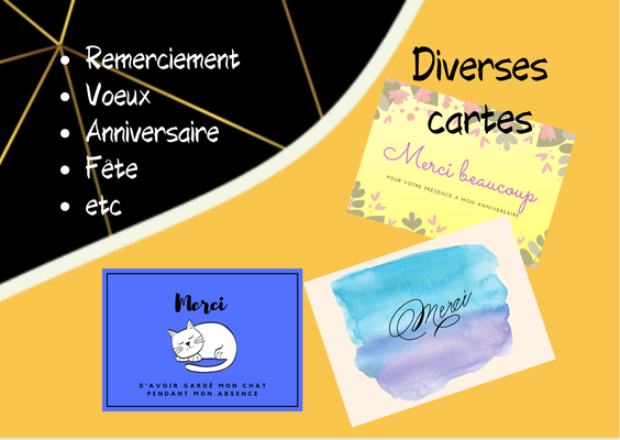 Je Vais Creer La Carte Unique Et Sincere De Voeux Ou De Remerciement Ou Autre Pour Vous Par Titie13