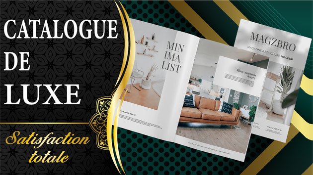 Je vais créer la mise en page de votre CATALOGUE de LUXE par anita_luxe