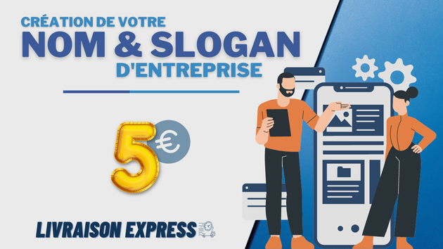 Je vais créer un nom ou un slogan pour votre entreprise par Jimmy_dsgn