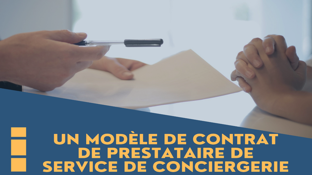 Je vais vous fournir un modèle de contrat de prestataire de service de