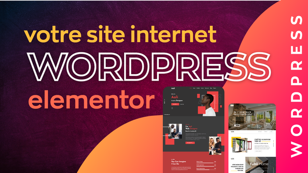Je vais faire la création de votre site wordpress avec elementor ...