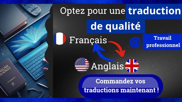Je vais vous faire une traduction fran ais anglais et vice versa par