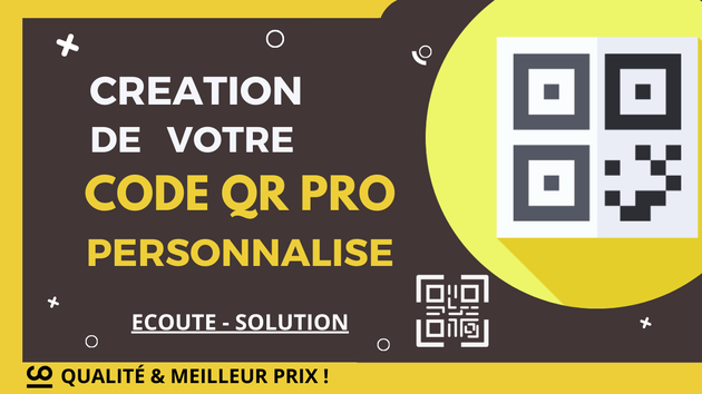 Je vais créer votre QR code personnalisé et professionnel par Cadnel_