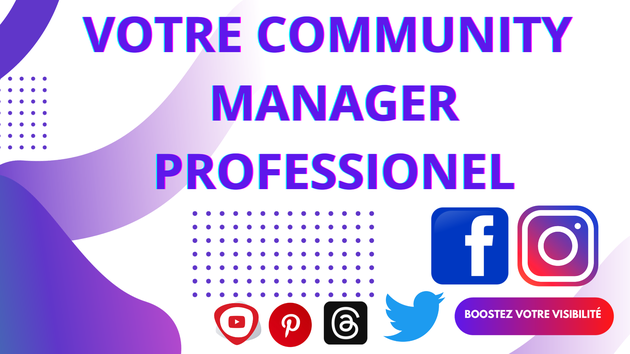 Je Vais être Votre Community Manager Sur Les Réseaux Sociaux Instagram Facebook Ou Pinterest
