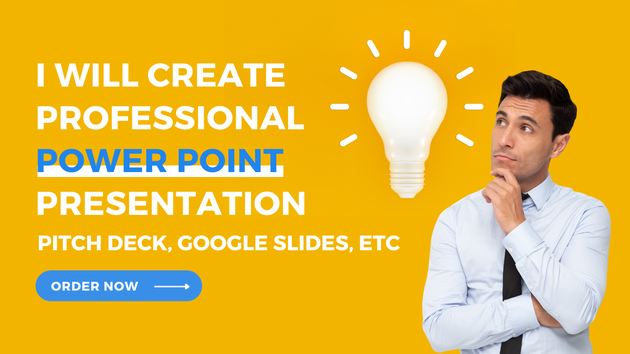 I will create a professional power point / google slides presentation