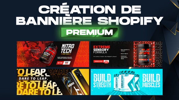 Je vais créer votre bannière shopify par logo_emery