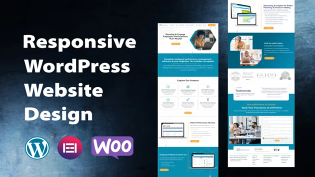I will build responsive and modern website with wordpress by Dessleb