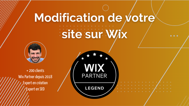 Je vais faire une modification sur votre site Wix par Louix