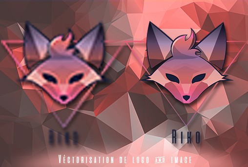 Je vais transformer votre logo/image pixelisé en vectoriel par Riko_Sama