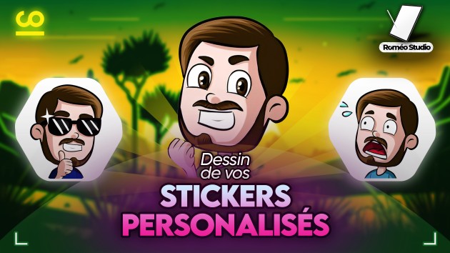 Je vais vous dessiner des stickers personnalisés par Cartoon_Studio