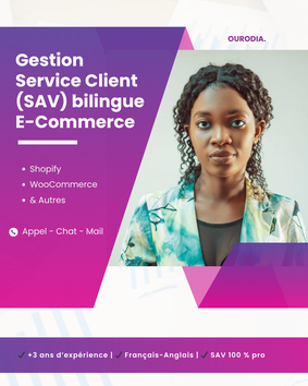 Je vais gérer votre service client (SAV) avec rigueur et efficacité par ...