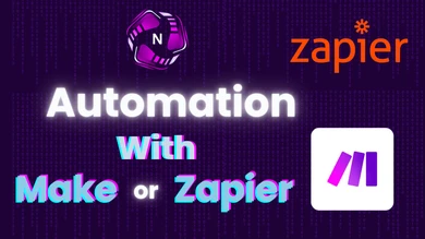 Build your automation with Make or Zapier