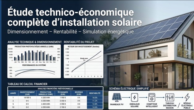 Je vais réaliser une étude technico-économique complète de votre ...