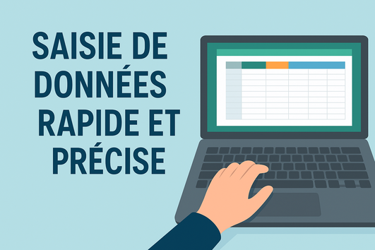 Je vais faire la saisie de données rapide et précise pour vos documents ...