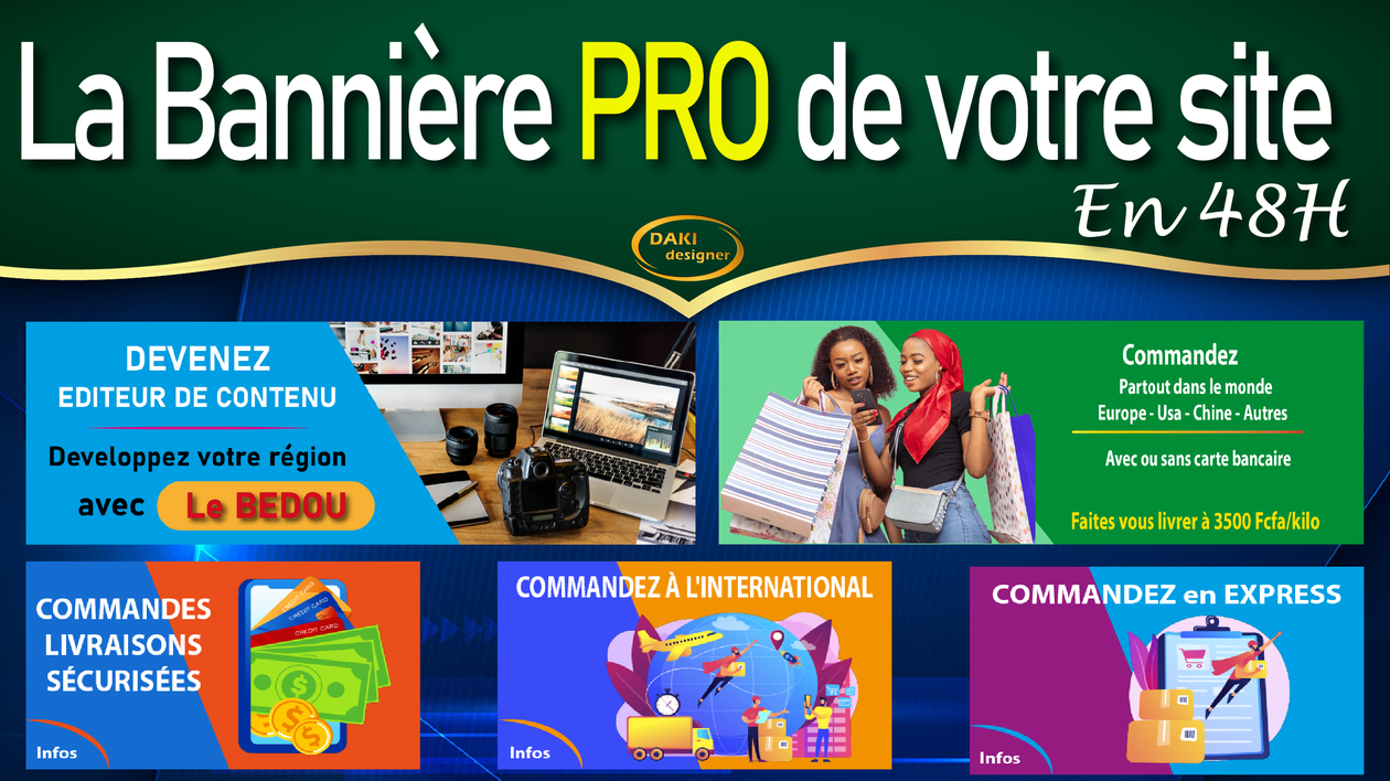 Je vais créer une bannière publicitaire professionnelle et impactante ...