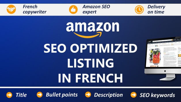 I will write Amazon listing in French for Amazon France by Carine_Web