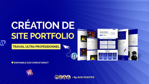 Je vais créer votre portfolio web professionnel par LoupDigital